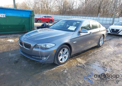 2013 BMW 528I z USA, uszkodzony, nr VIN WBAXG5C51DDY36362